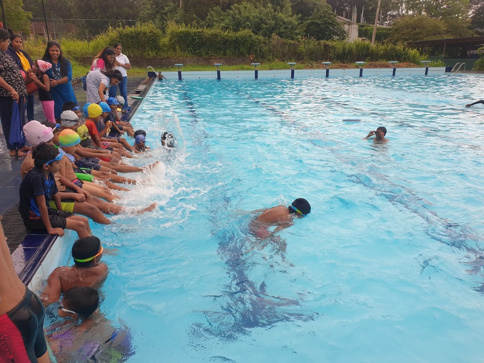 Repair and renovation of the perimeter safety fence around the swimming pool